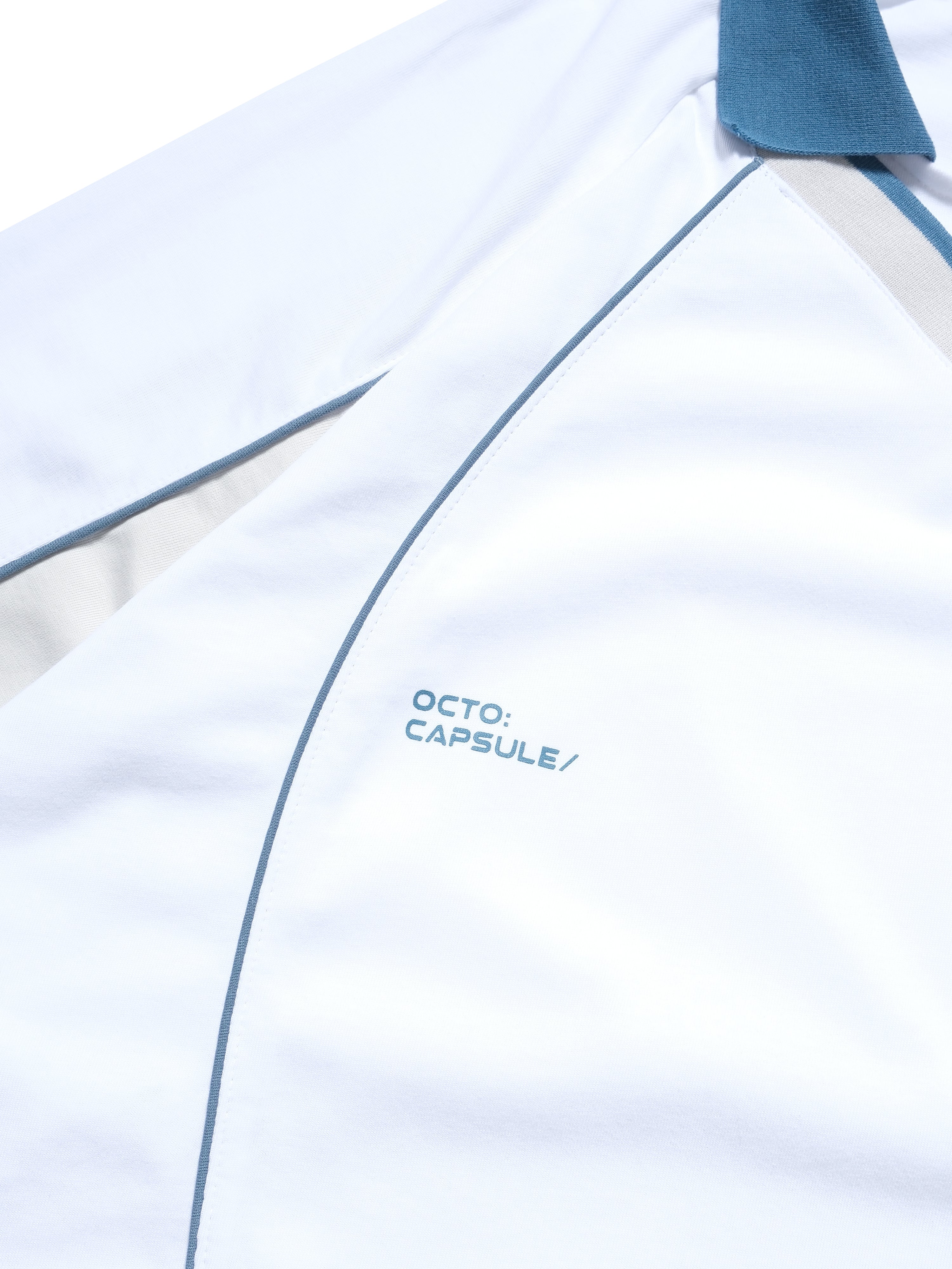 C1/ S25-C01-T1 Three combo sport polo (White)