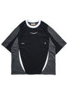 C1/ S25-C01-T2 Three combo T-shirt (Black)