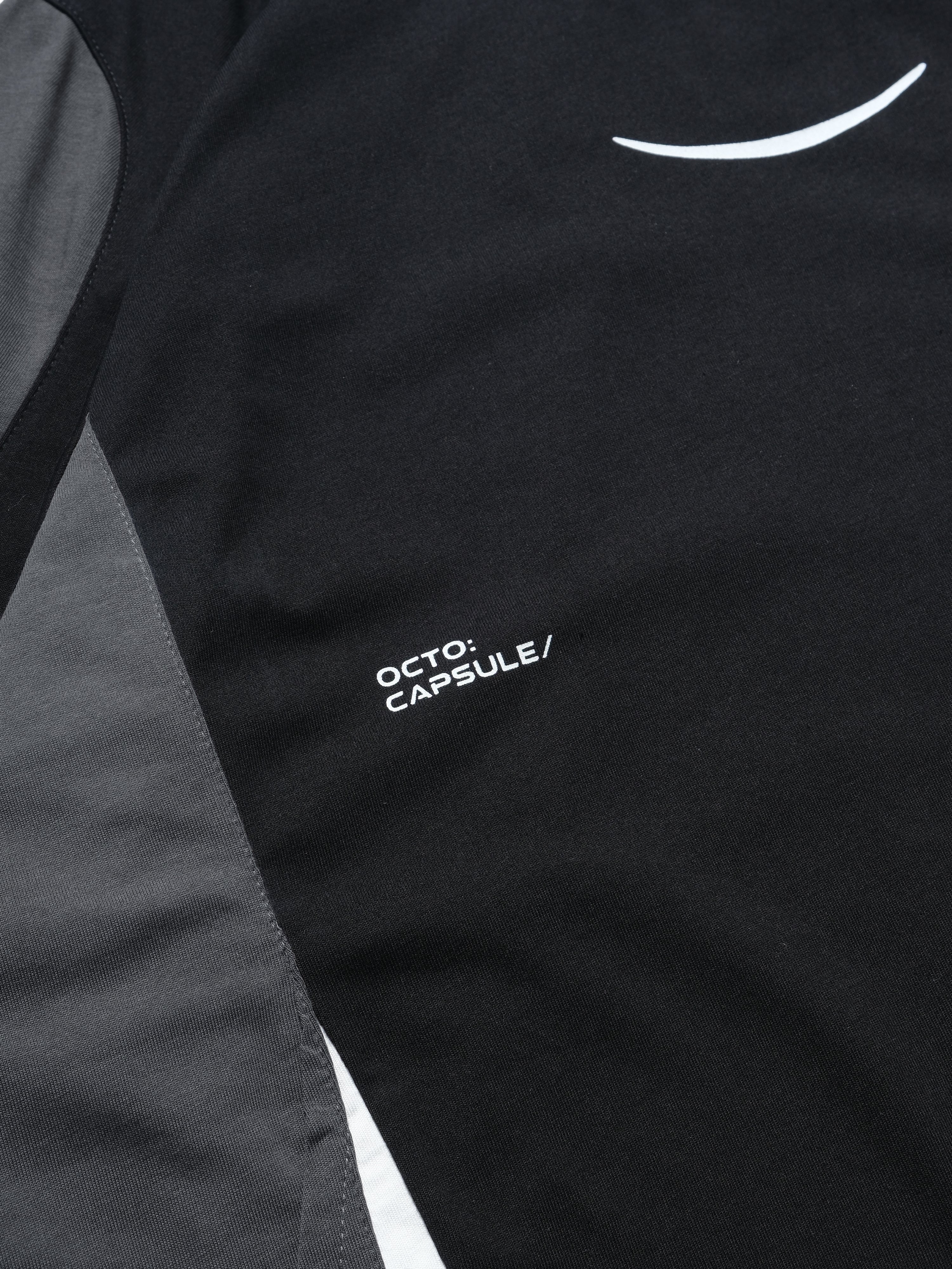 C1/ S25-C01-T2 Three combo T-shirt (Black)