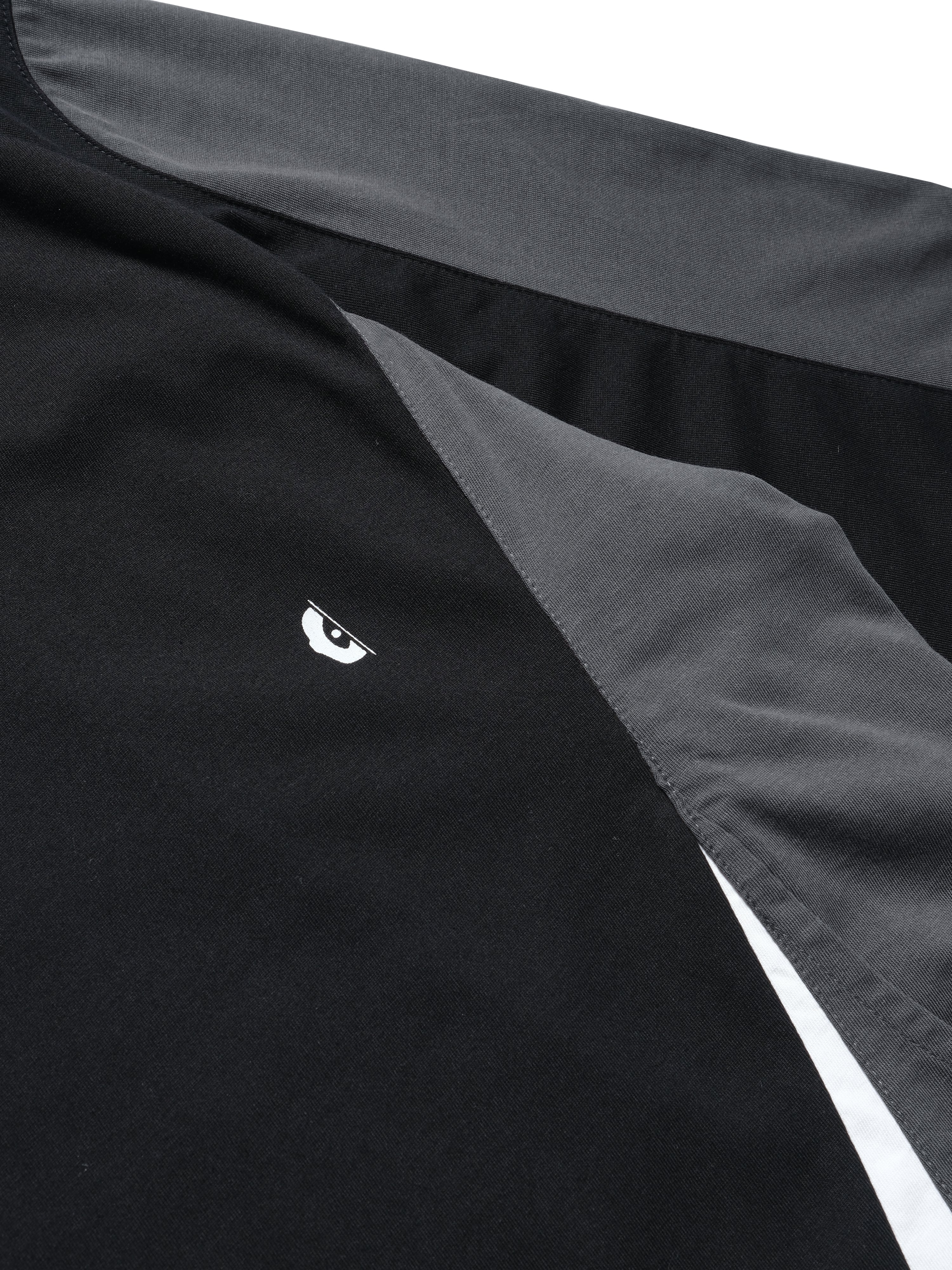 C1/ S25-C01-T2 Three combo T-shirt (Black)