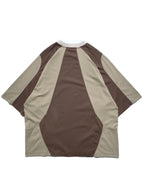 C1/ S25-C01-T2 Three combo T-shirt (Brown)