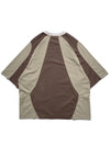 C1/ S25-C01-T2 Three combo T-shirt (Brown)