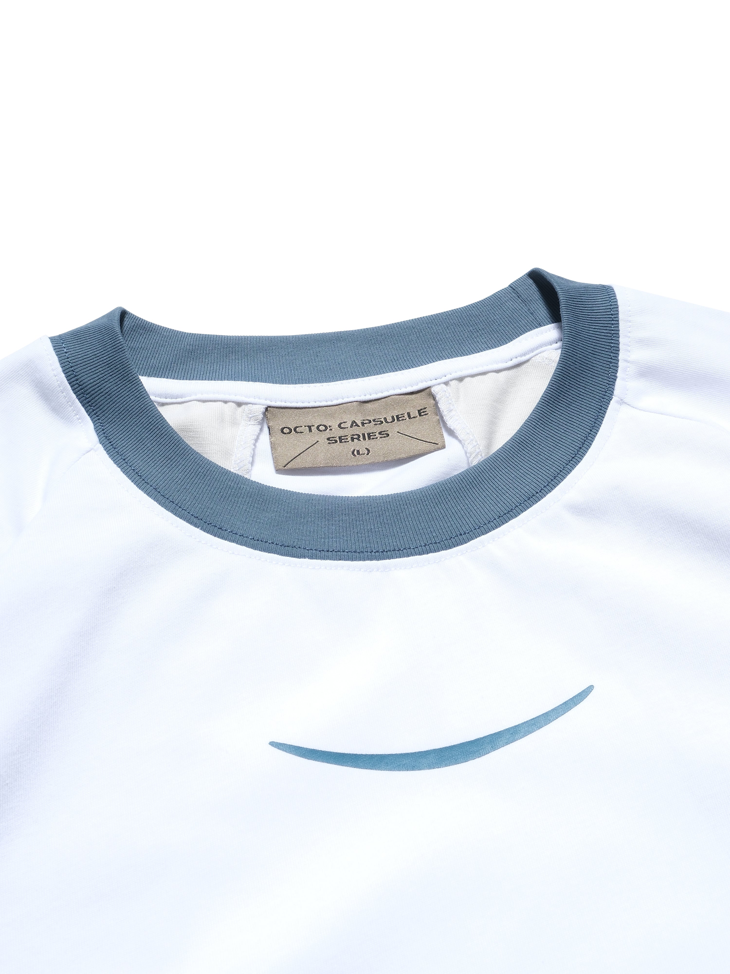 C1/ S25-C01-T2 Three combo T-shirt (White)