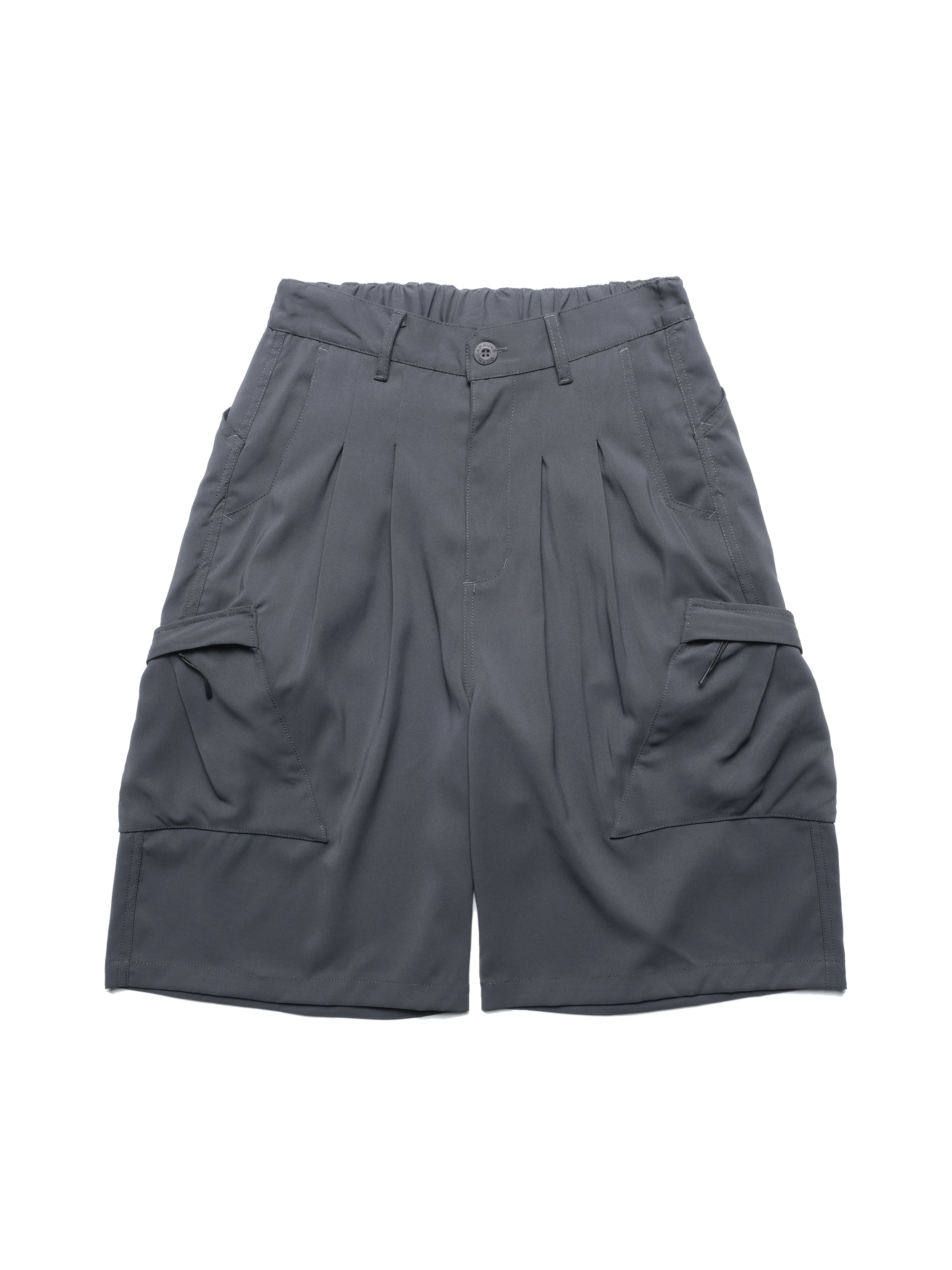 C2/ S25-C02-S Offset Shorts (Grey)