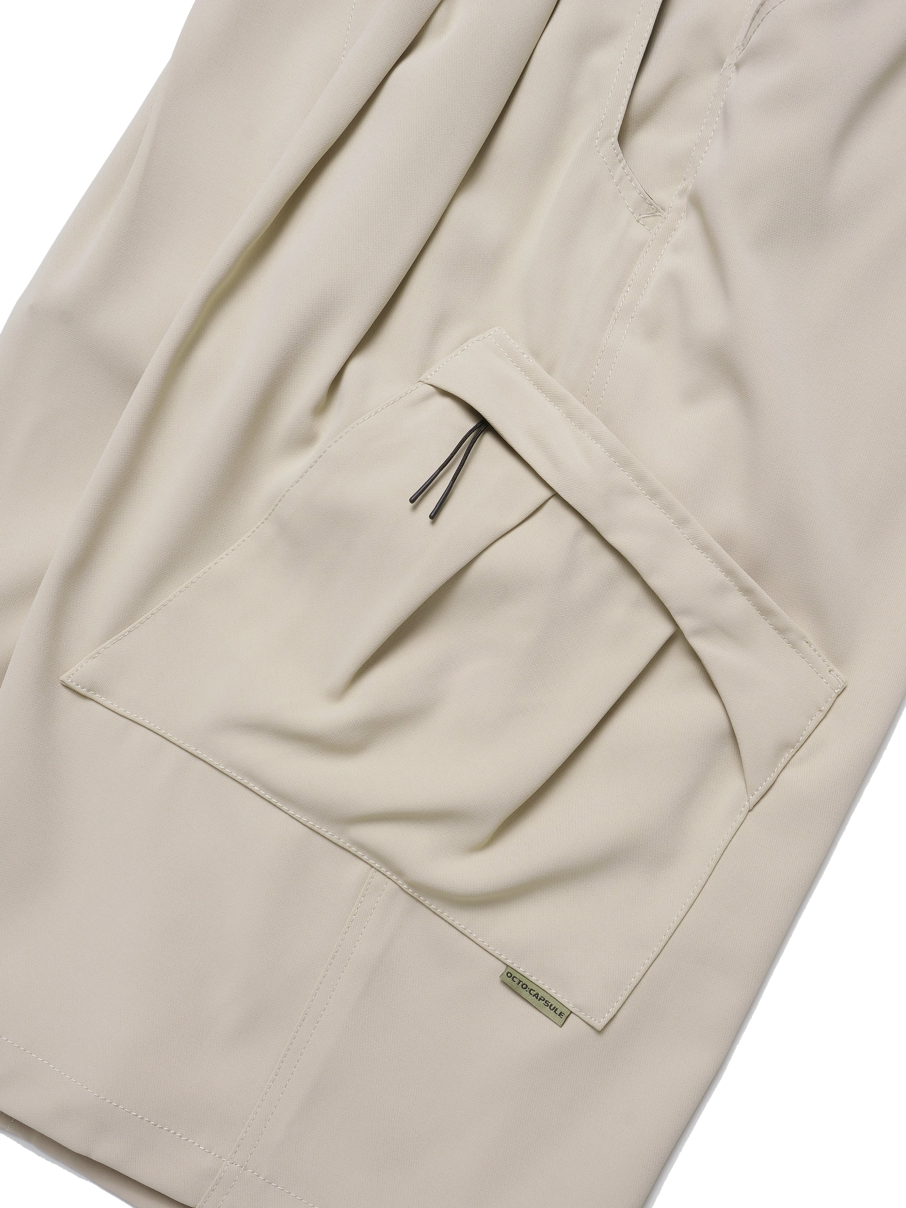 C2/ S25-C02-S Offset Shorts (Ivory)