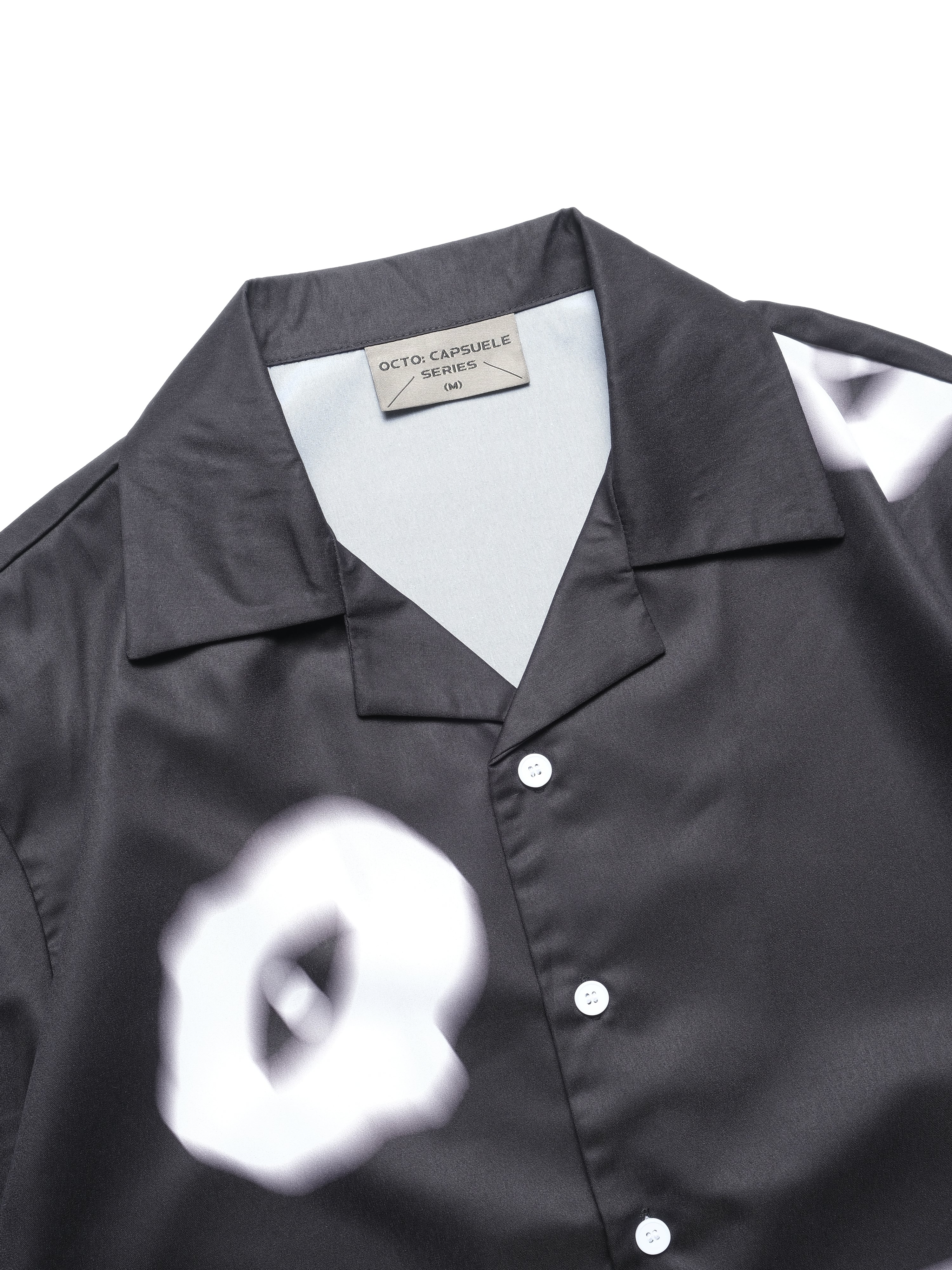C2/ S25-C02-ST Floating mark shirt (Black)