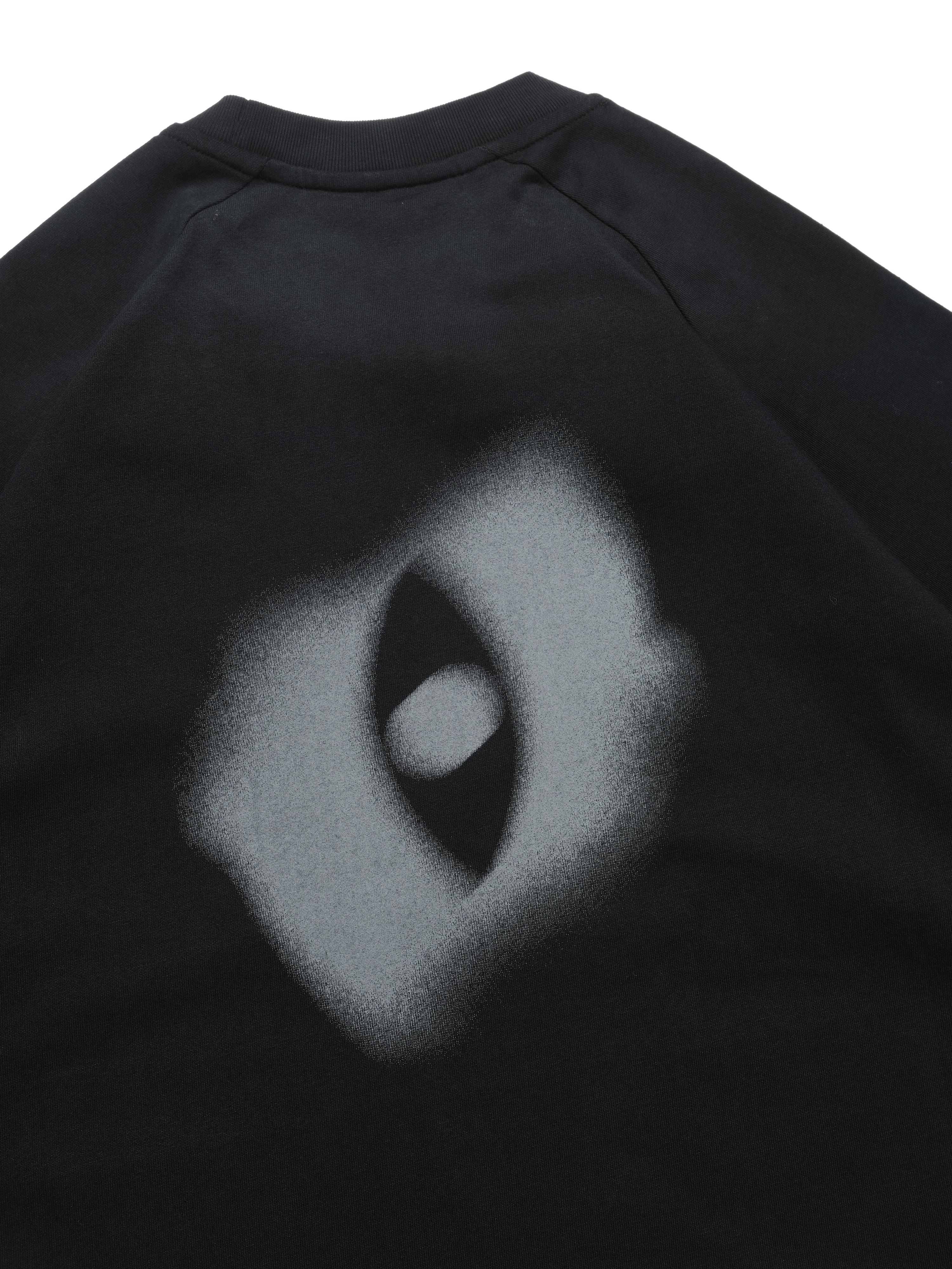 C2/ S25-C02-T Blurred T-shirt (Black)