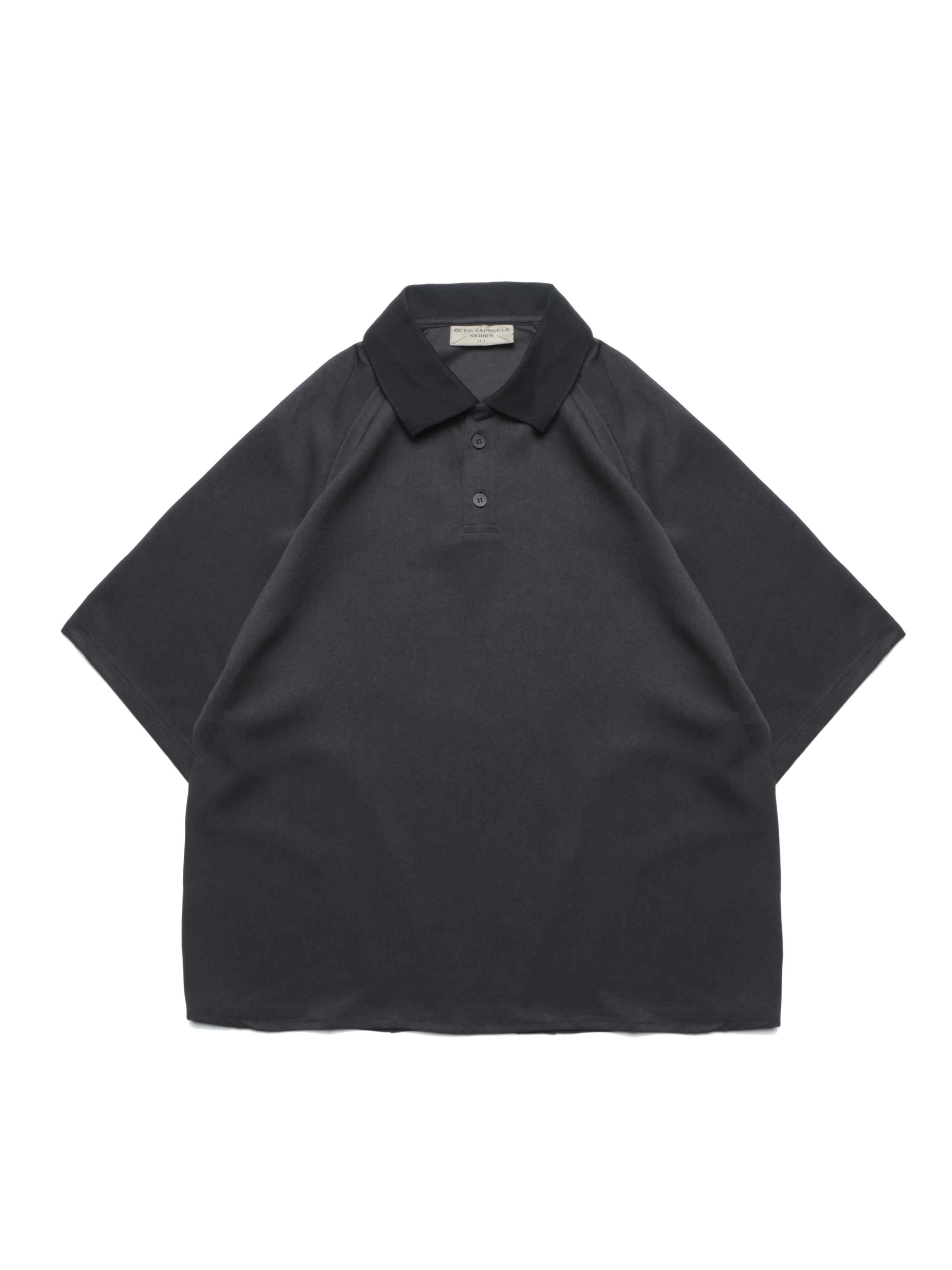 C3/ S25-C03-T Boxy Polo (Black)