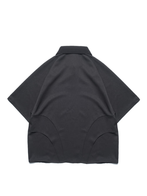 C3/ S25-C03-T Boxy Polo (Black)