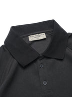 C3/ S25-C03-T Boxy Polo (Black)