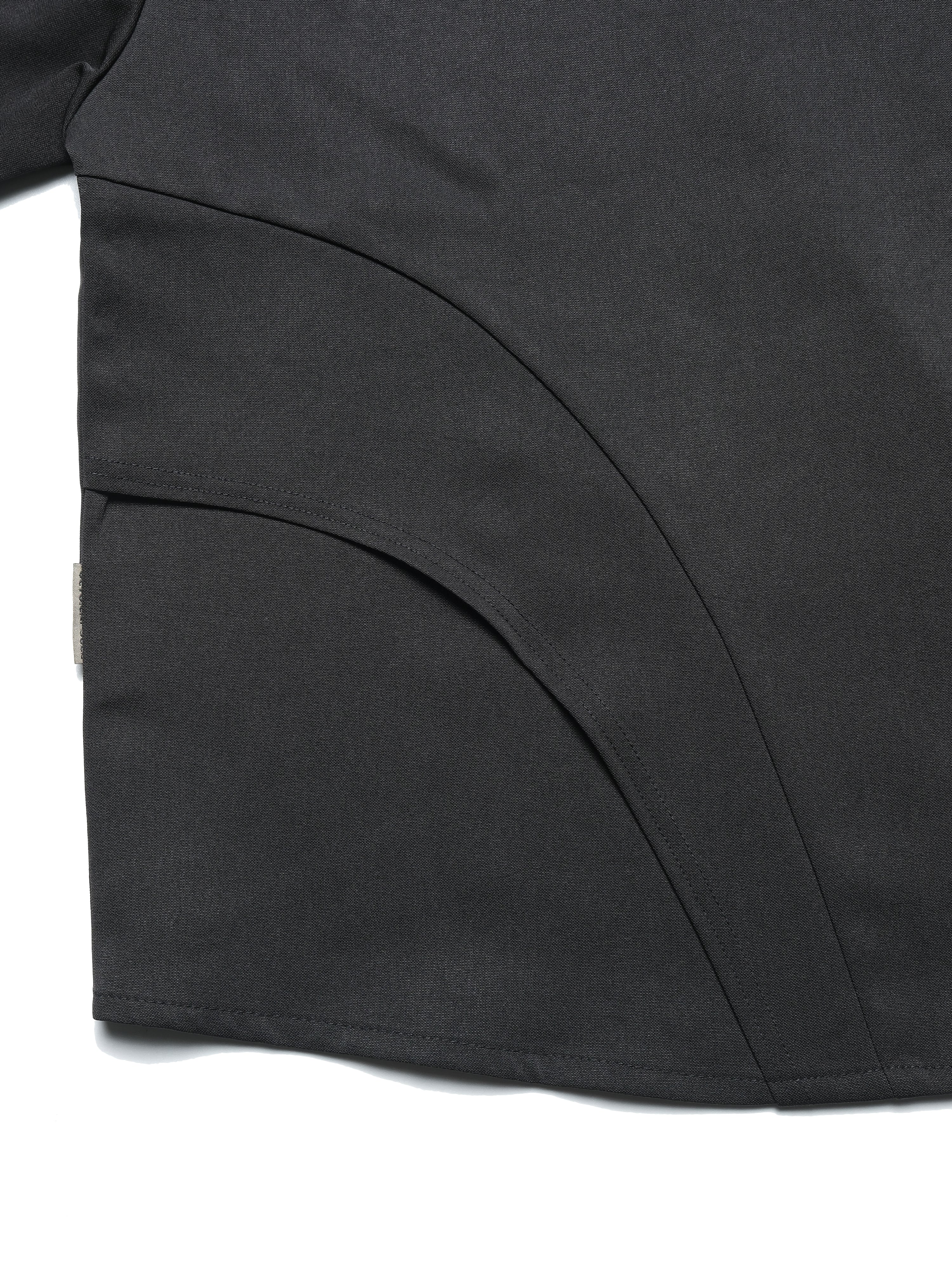 C3/ S25-C03-T Boxy Polo (Black)