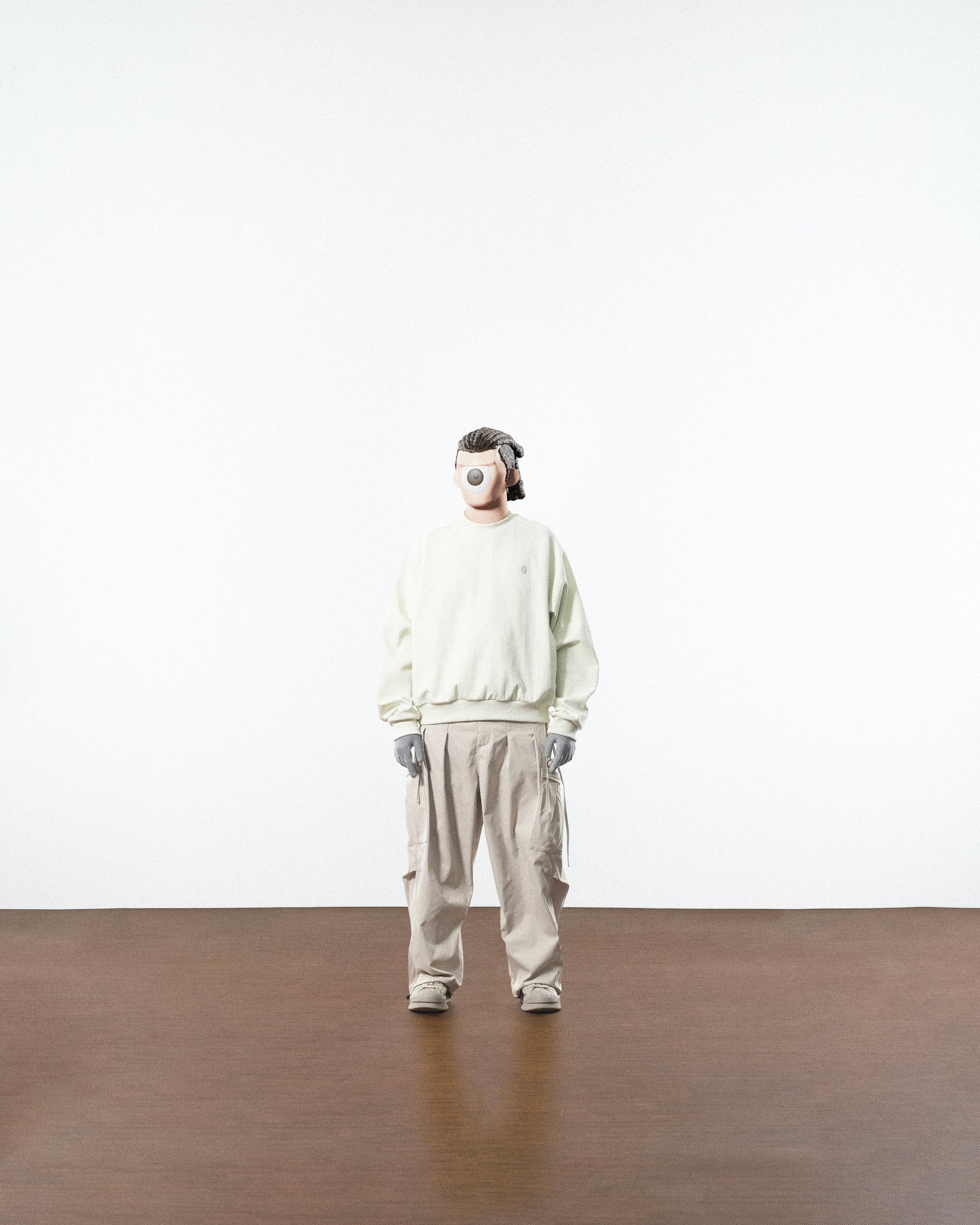A24-CS-03-H Altitube Logo Sweater (Stone White)