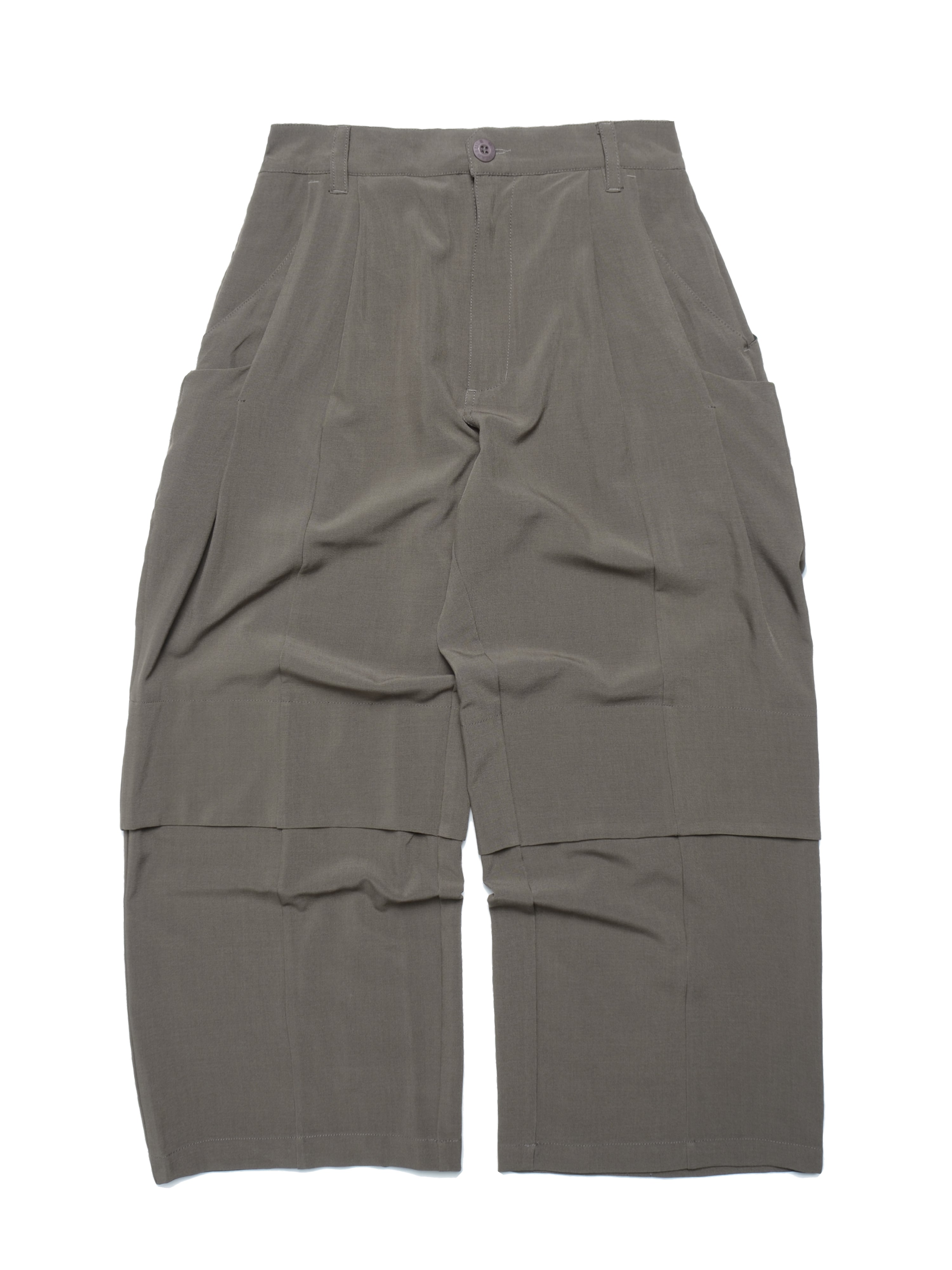 C3/ S25-C03-P Relaxed Fit Suit Pants (Brown)