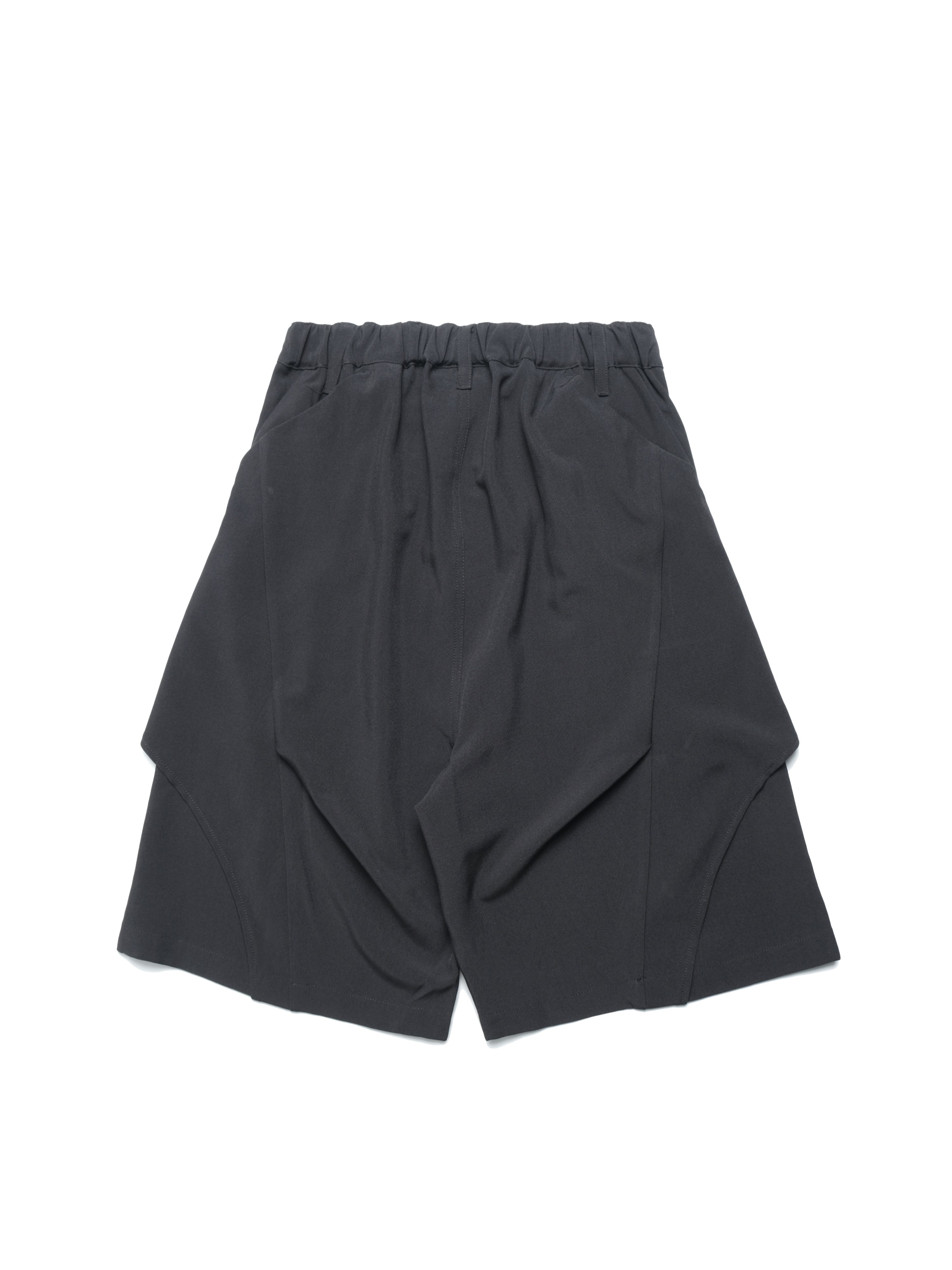 C3/ S25-C03-S Relaxed Fit Suit Shorts (Black)