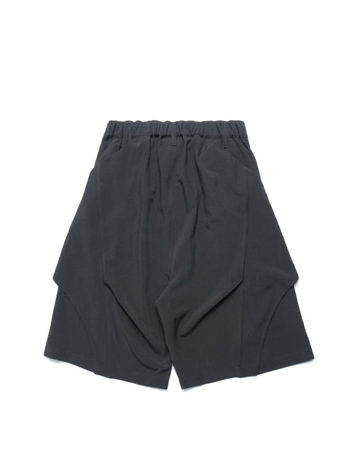 C3/ S25-C03-S Relaxed Fit Suit Shorts (Black)