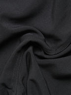 C3/ S25-C03-S Relaxed Fit Suit Shorts (Black)