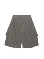 C3/ S25-C03-S Relaxed Fit Suit Shorts (Brown)