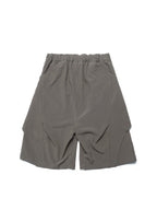 C3/ S25-C03-S Relaxed Fit Suit Shorts (Brown)