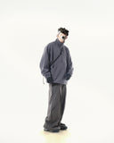 C2/ A25-C02-H Shifted Arc Pullover (Grey)