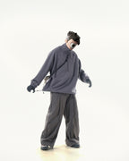 C2/ A25-C02-H Shifted Arc Pullover (Grey)