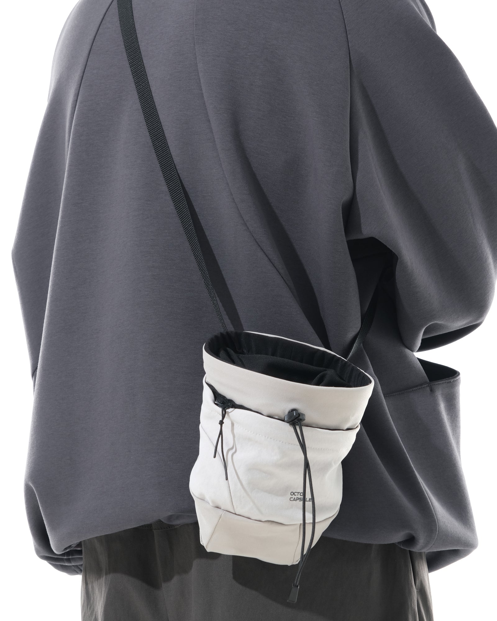 C2/ A25-C02-B Shifted Pouch Bag (Grey)