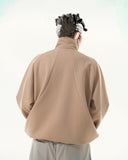 C2/ A25-C02-H Shifted Arc Pullover (Khaki)