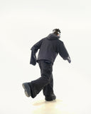 C2/ A25-C02-J Shifted Layered Jacket (Black)