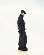 C2/ A25-C02-B Shifted Pouch Bag (Black)