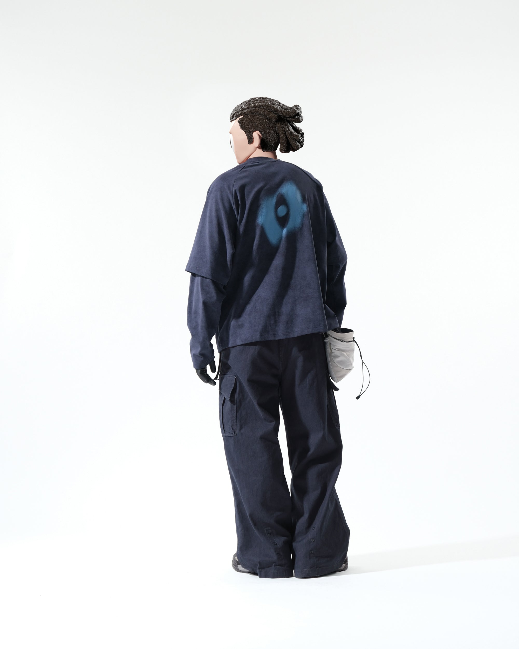 A25-C03-P Dual State Structure Pants (Navy)
