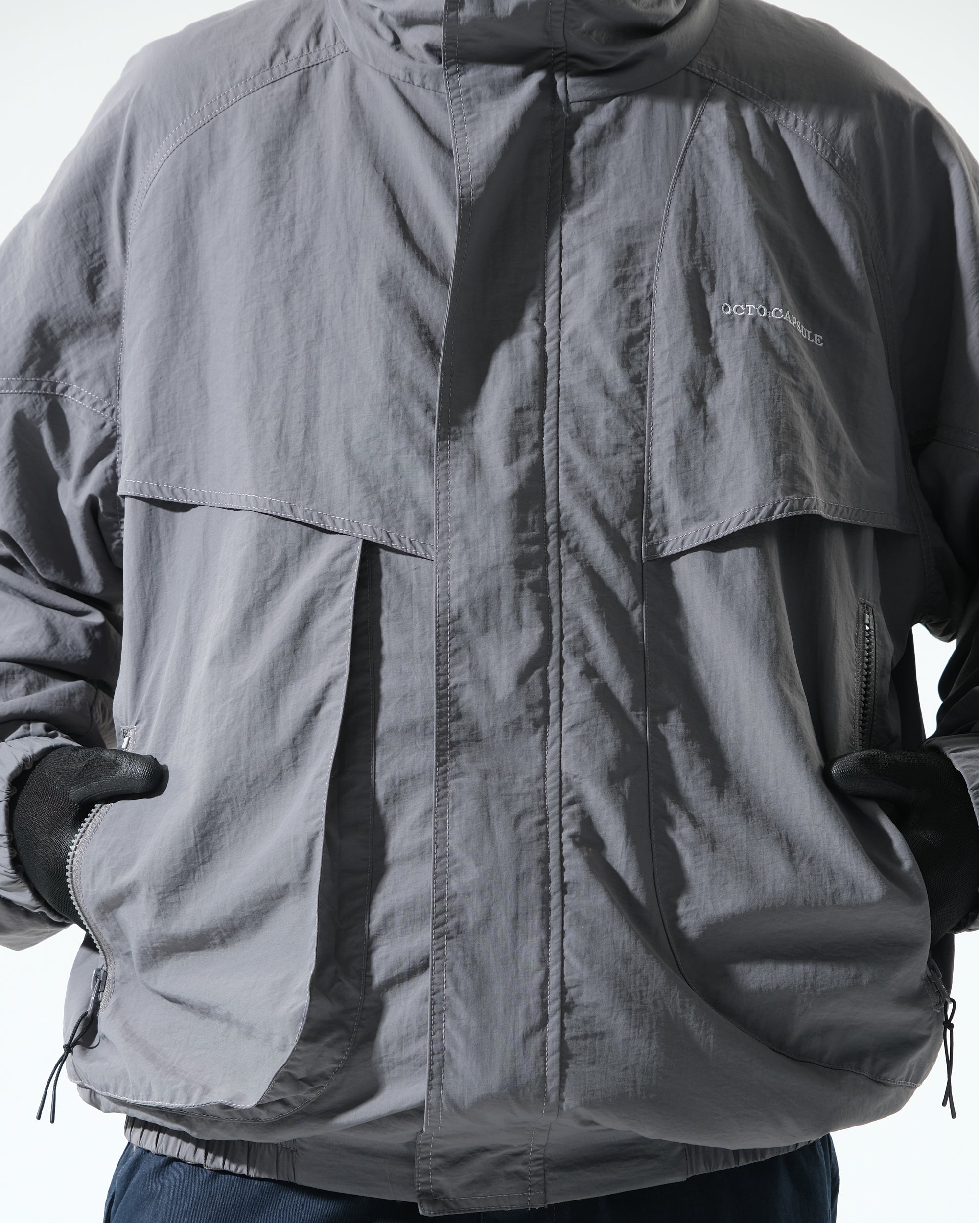 A25-C03-J Dual State Reversible Jacket (Grey/Khaki)
