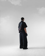 C3/ S25-C03-P Relaxed Fit Suit Pants (Black)