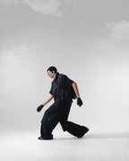 C3/ S25-C03-P Relaxed Fit Suit Pants (Black)