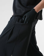 C3/ S25-C03-P Relaxed Fit Suit Pants (Black)