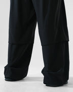 C3/ S25-C03-P Relaxed Fit Suit Pants (Black)