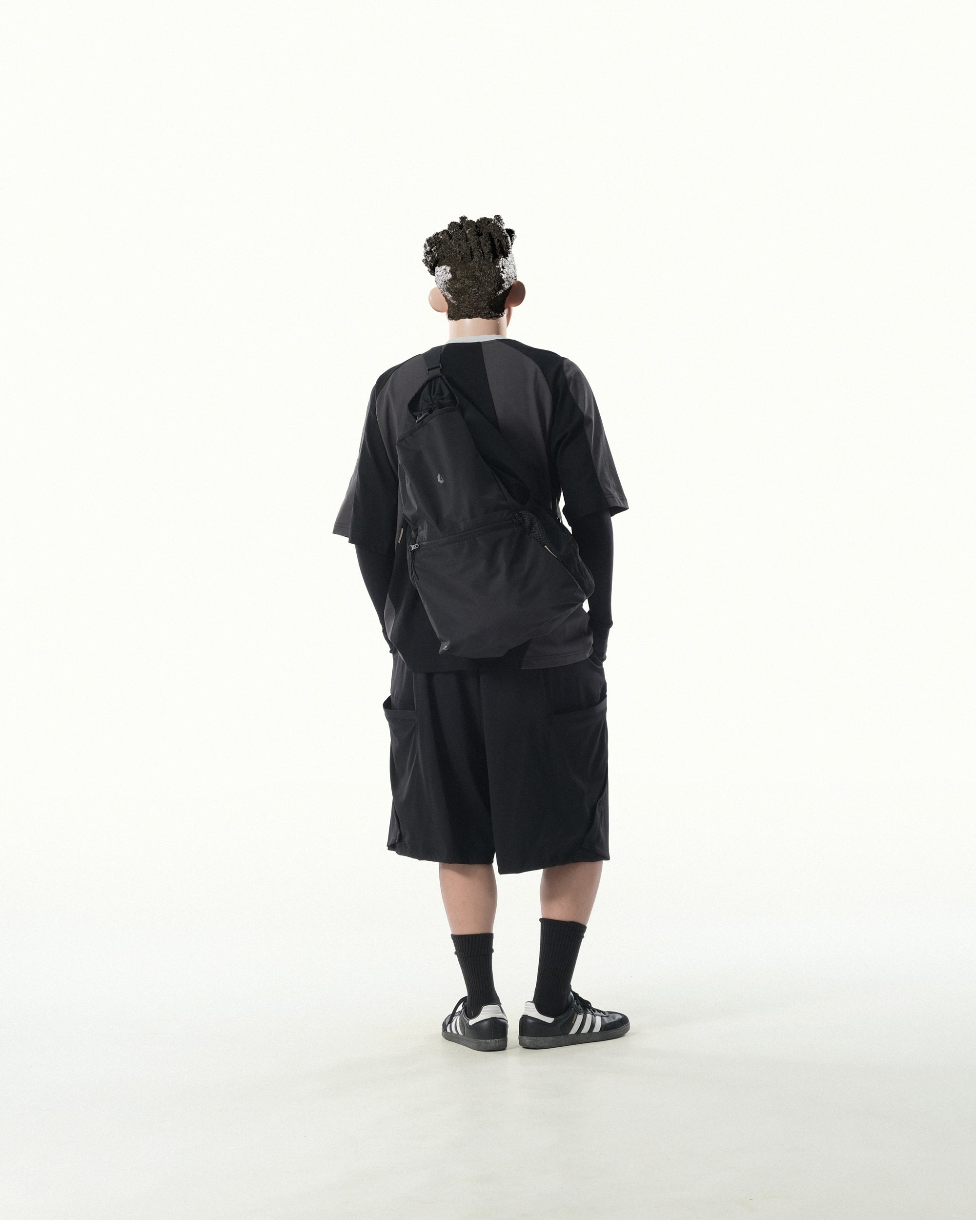 C1/ S25-C01-B Two ways bag (Black)