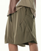 C1/ S25-C01-S Breathable sport shorts (Sand Green)