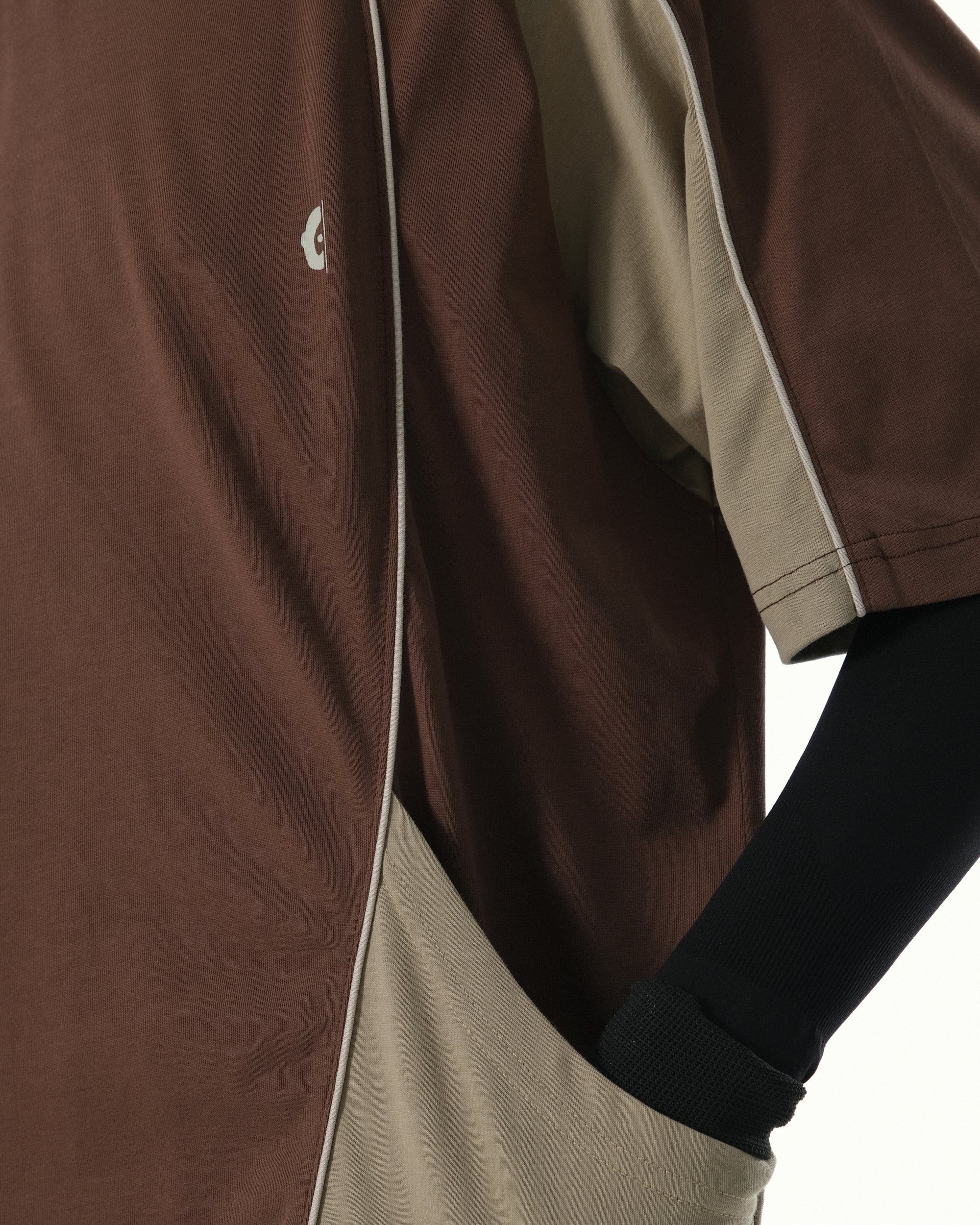 C1/ S25-C01-T1 Three combo sport polo (Brown)