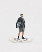 S24 / C-02-B  ROAM Curved Crossbody Bag (Grey)