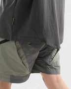 S24  / C-02-T1   ROAM Logo Oversized T-shirt  (Iron Grey)