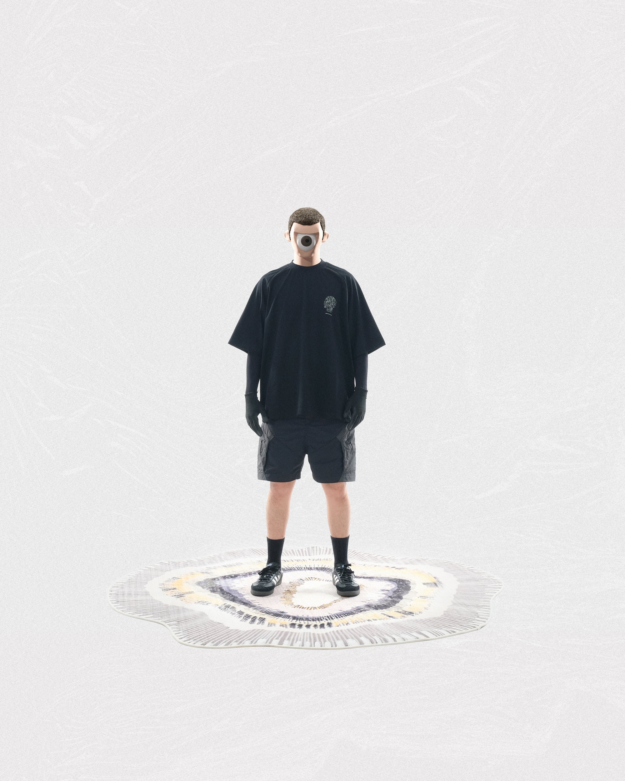 S24 / C-02-S  ROAM Curved Shorts (Black)