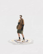 S24 / C-02-S  ROAM Curved Shorts (Khaki Green)
