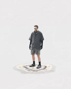 S24 / C-02-S  ROAM Curved Shorts (Grey)