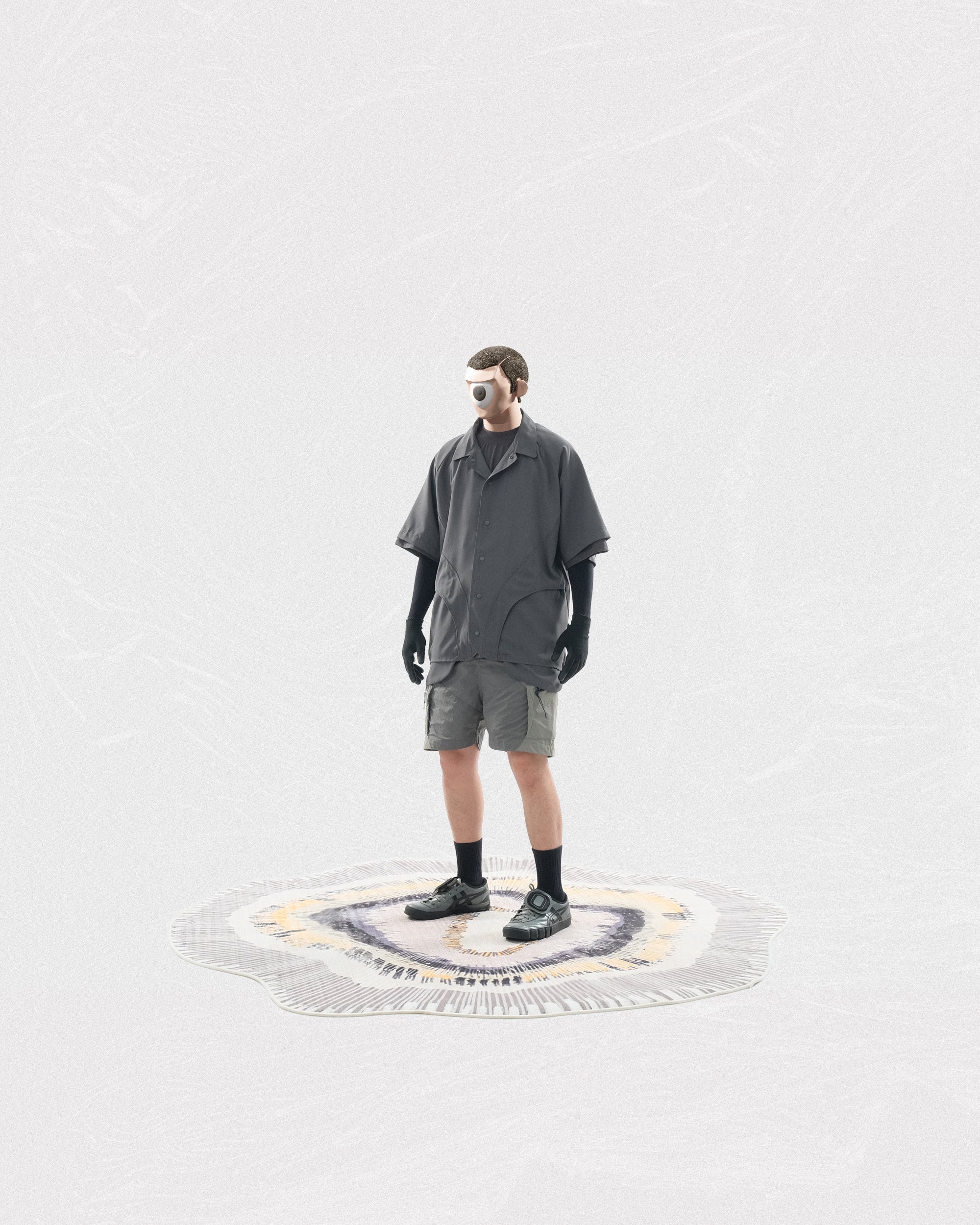 S24 / C-02-S  ROAM Curved Shorts (Grey)
