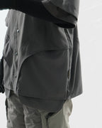 S24  / C-02-ST  ROAM Curved Bowling Shirt  (Grey)