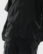 S24  / C-02-ST  ROAM Curved Bowling Shirt  (Black)