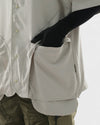 S24  / C-02-ST  ROAM Curved Bowling Shirt  (Stone Khaki)