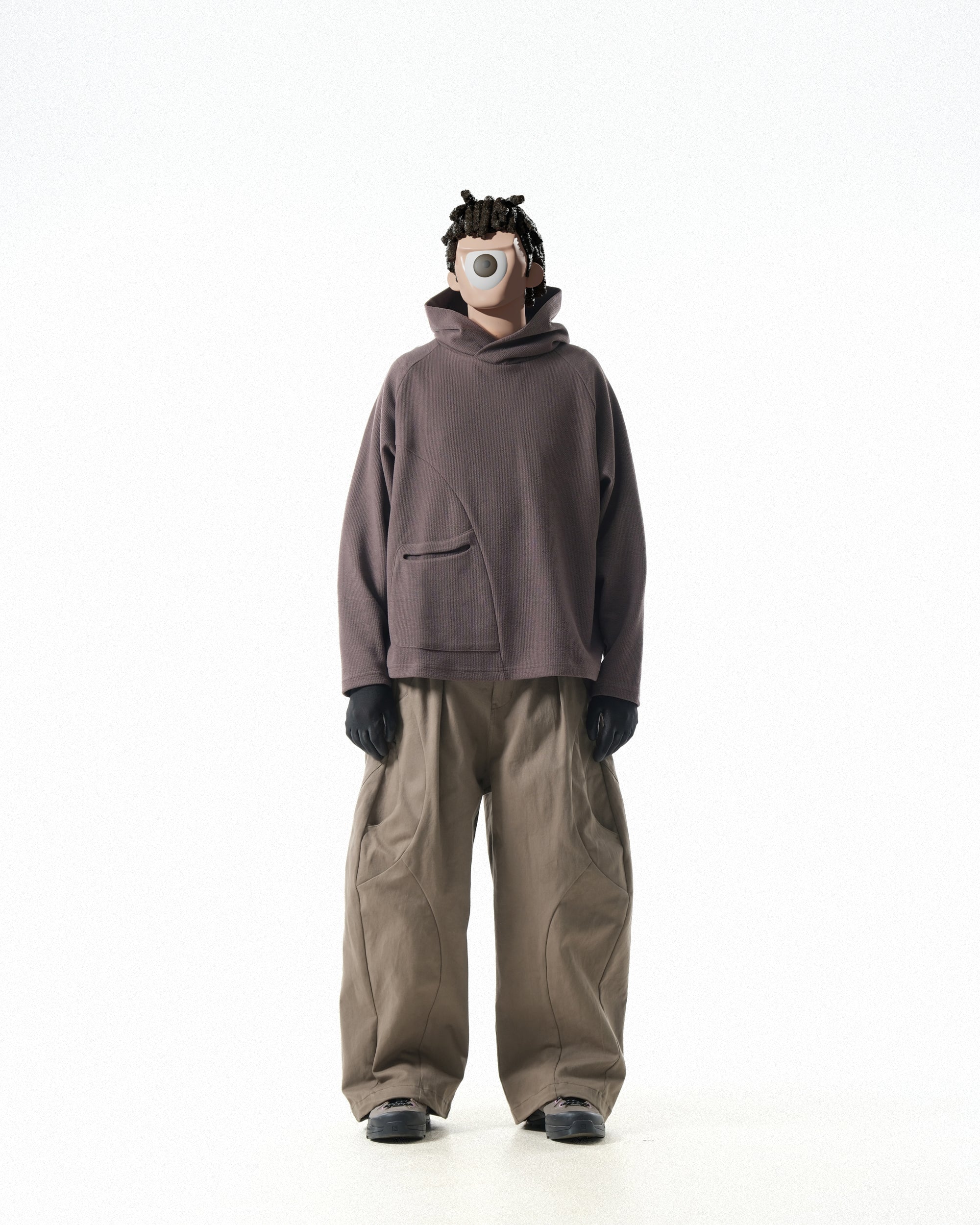 C1/ A25-C01-P Flow volume Pants (K green)