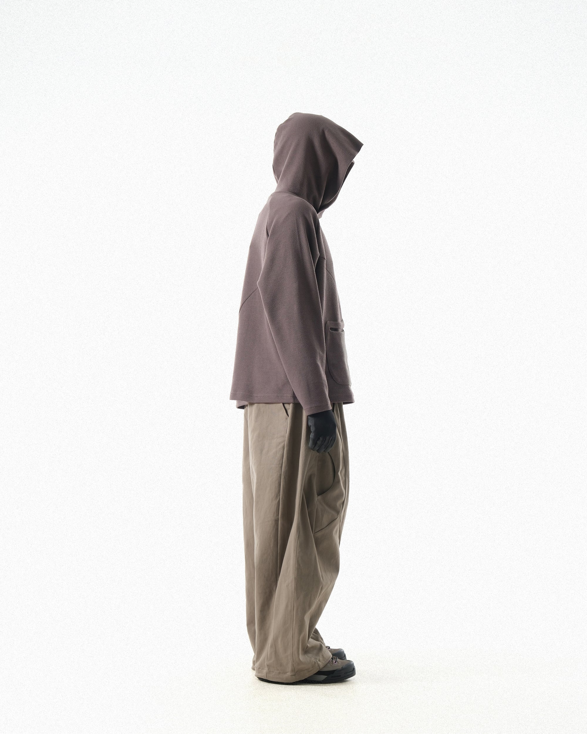 C1/ A25-C01-H Flow Hoodie (Brown)