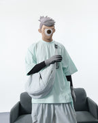 S24 / C-01B  TYPE OF SCALE Crossbody Bag (Bright Grey)