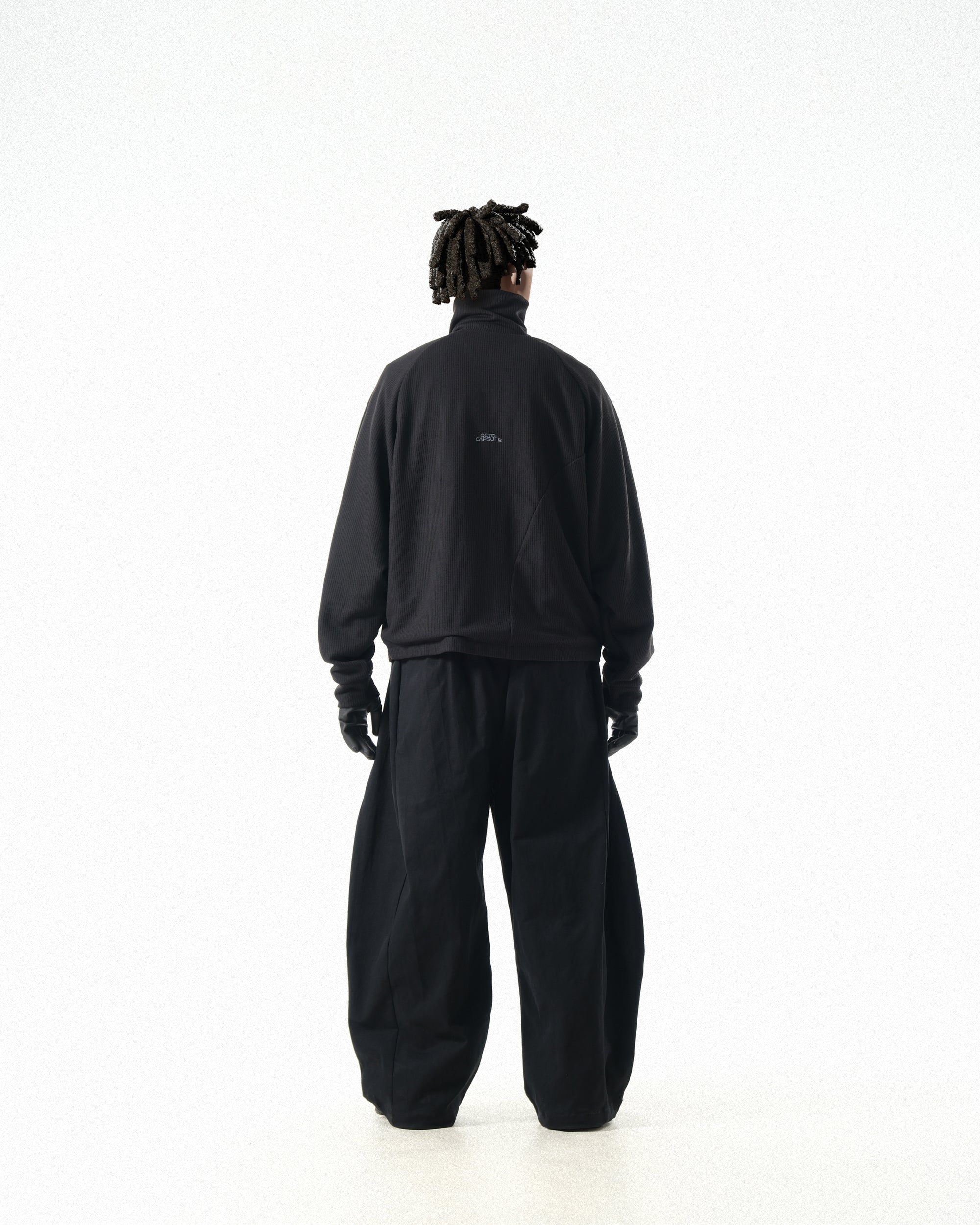 C1/ A25-C01-P Flow volume Pants (Black)